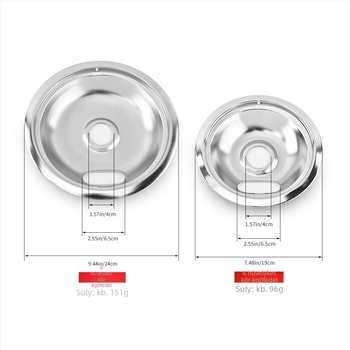 Grill égő fedél olajcsepegő tálcával, olajvisszafutó tálcával és olajtisztító tálcával; közvetlen szerelés; Type A modell; származás Yangjiang; 600 g