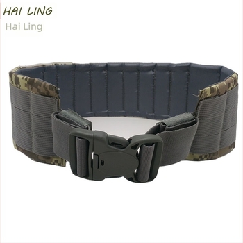 Taktikai öv MOLLE rendszerrel (Anyag: Egyéb; Csat anyaga: Műanyag; Zárás típusa: Csatt; MOLLE csatlakozási rendszer: Különböző praktikus készletek csatlakoztathatók)