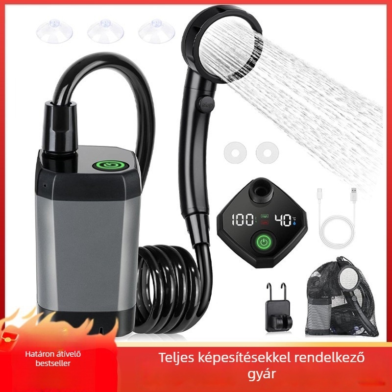 Zuhanyfej/ Zuhany – ABS, falra szerelhető, permetezés és eső mód, injektálásos gyártás, modern stílus