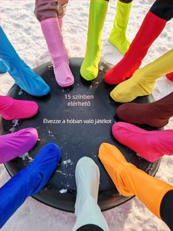 All-in-One hócipővédő, vízálló és csúszásmentes, Lycra, antibakteriális, PU bélés, jég- és hó sportokra, 2023 nyár