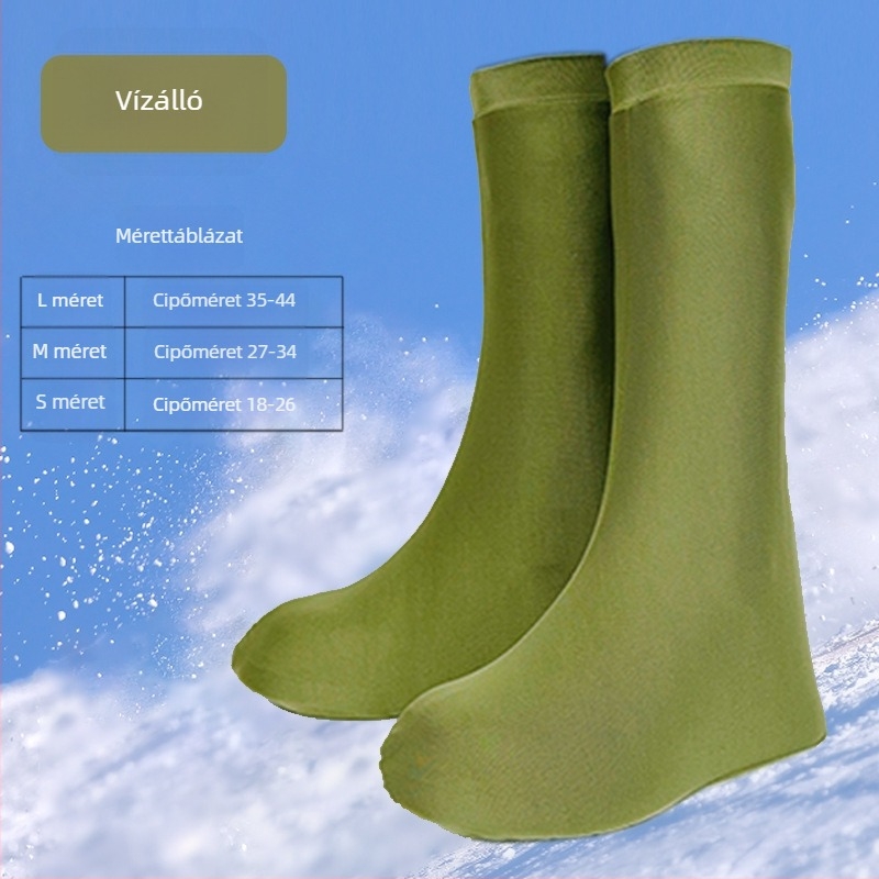 All-in-One hócipővédő, vízálló és csúszásmentes, Lycra, antibakteriális, PU bélés, jég- és hó sportokra, 2023 nyár