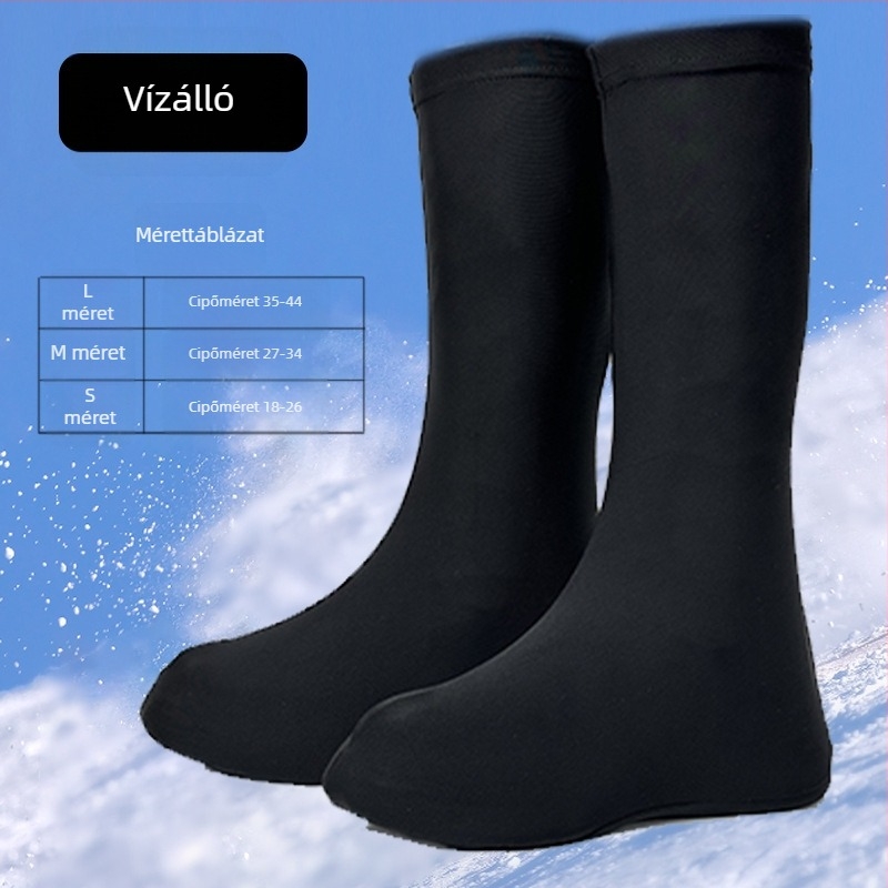 All-in-One hócipővédő, vízálló és csúszásmentes, Lycra, antibakteriális, PU bélés, jég- és hó sportokra, 2023 nyár