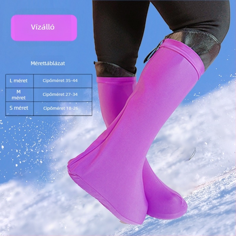 All-in-One hócipővédő, vízálló és csúszásmentes, Lycra, antibakteriális, PU bélés, jég- és hó sportokra, 2023 nyár