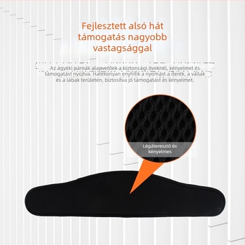 Munkavégzéshez tervezett biztonsági heveder magasban deréktáji párnákkal, váll- és láb párnákkal, pamut párnázattal