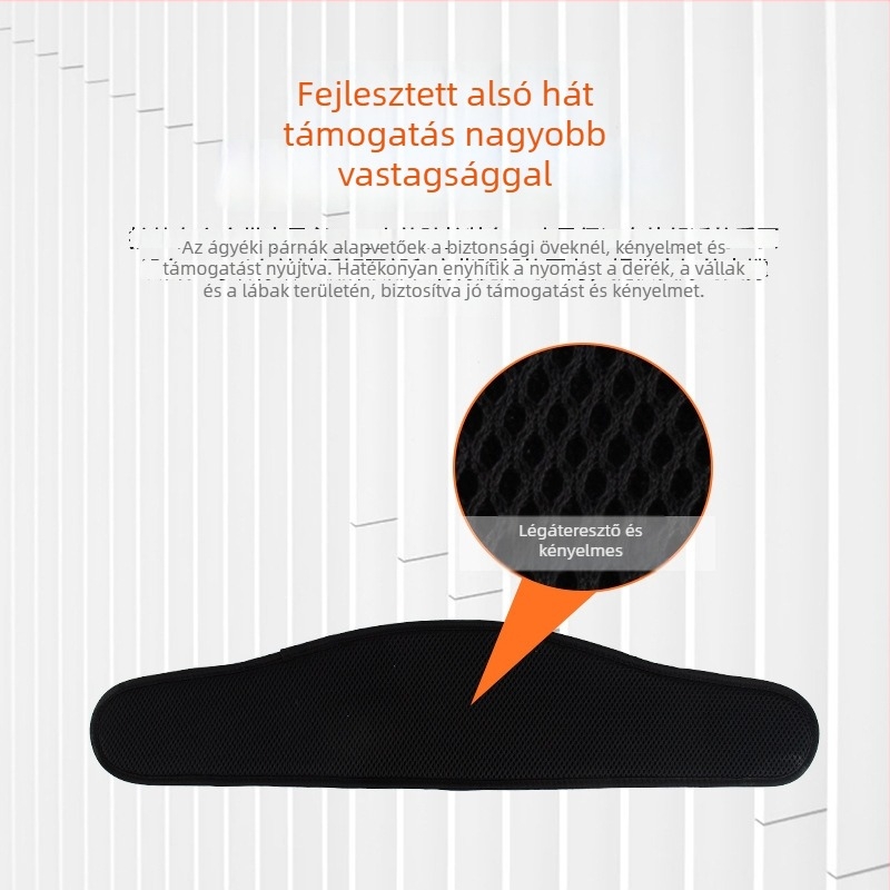 Munkavégzéshez tervezett biztonsági heveder magasban deréktáji párnákkal, váll- és láb párnákkal, pamut párnázattal