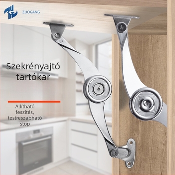 Left Steel cinkötvözet Arbitrary Stop szekrényekhez és fiókokhoz, modell 01A-Standard Type Fine Grain, modern minimalist stílus