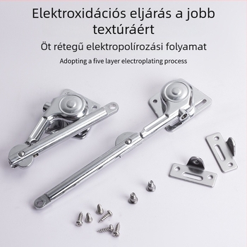 Left Steel cinkötvözet Arbitrary Stop szekrényekhez és fiókokhoz, modell 01A-Standard Type Fine Grain, modern minimalist stílus