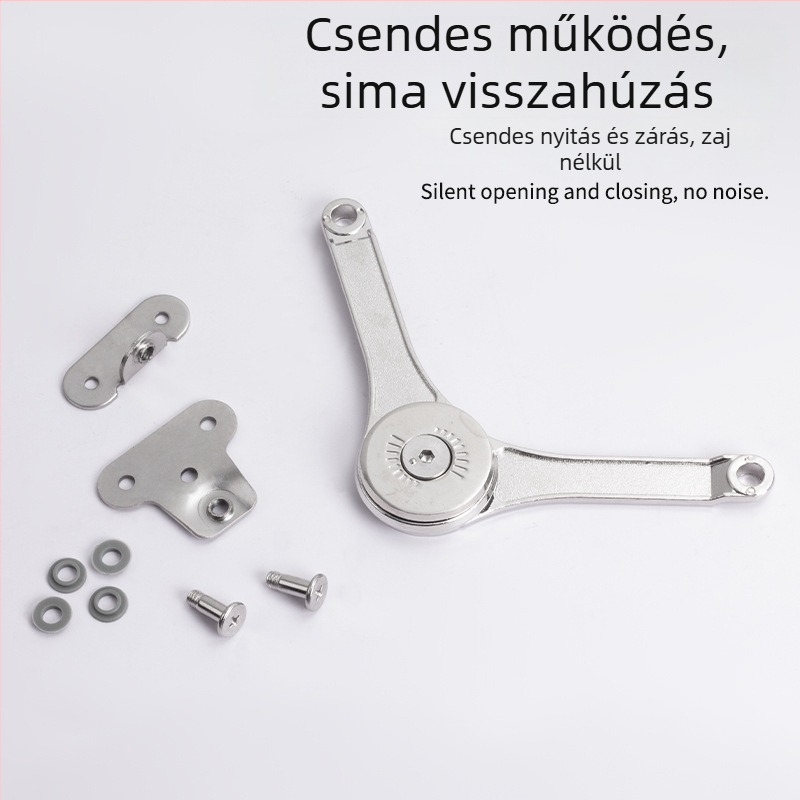 Left Steel cinkötvözet Arbitrary Stop szekrényekhez és fiókokhoz, modell 01A-Standard Type Fine Grain, modern minimalist stílus