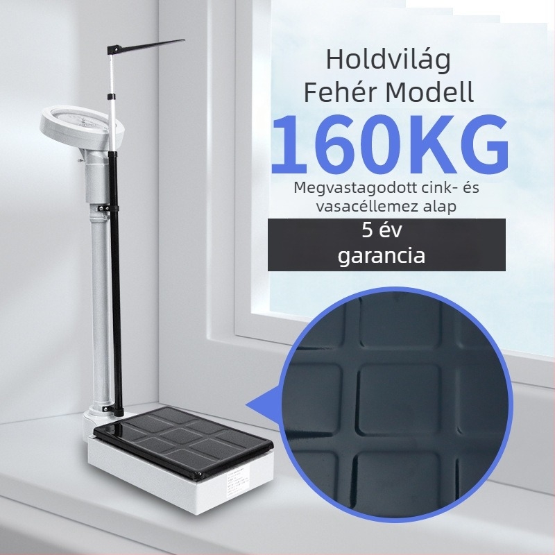 Felnőtt- és gyermek magasság- és testsúly All-in-One mérleg, Modell RTZ001, Gombos üzemmód, Okos mérleg