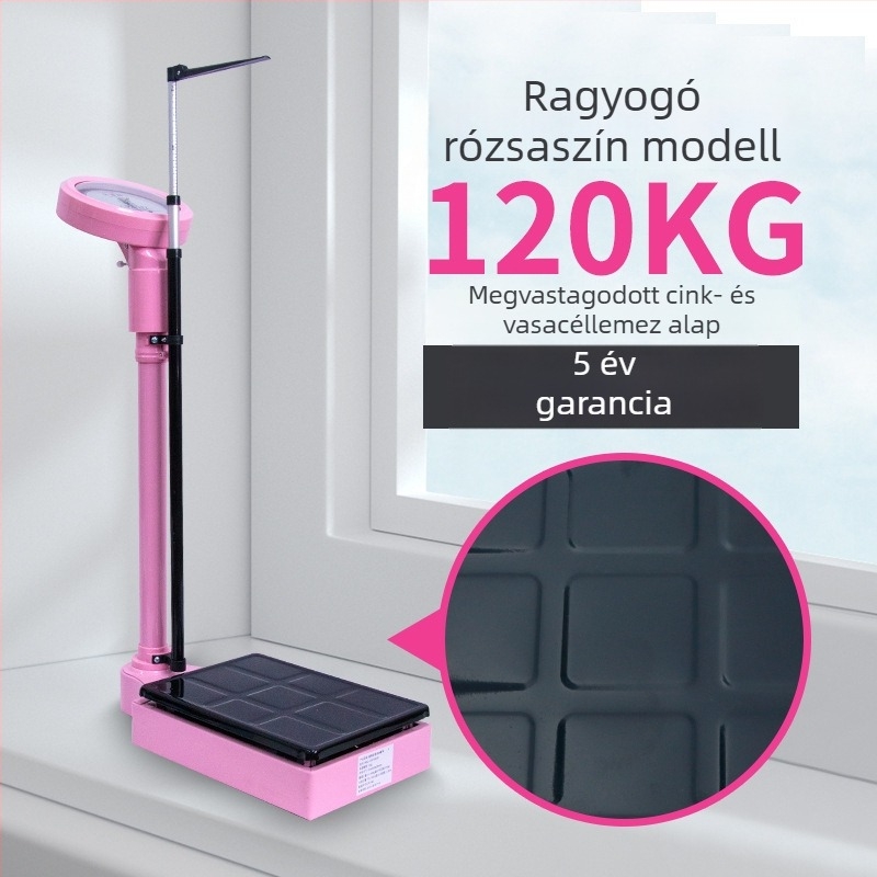 Felnőtt- és gyermek magasság- és testsúly All-in-One mérleg, Modell RTZ001, Gombos üzemmód, Okos mérleg