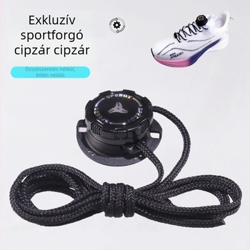 Forgó csattal ellátott cipőfűző – kötés nélkül; sportcipőkhöz, bakancsokhoz, hétköznapi és munkacipőkhöz; 120 cm hosszú; minden évszakra alkalmas.