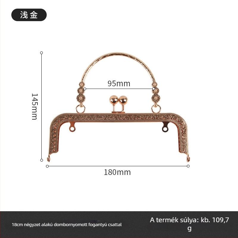 Yl zinkötvözet táska hardver – geometriai mintázat, földrengésálló, poggyász kiegészítő