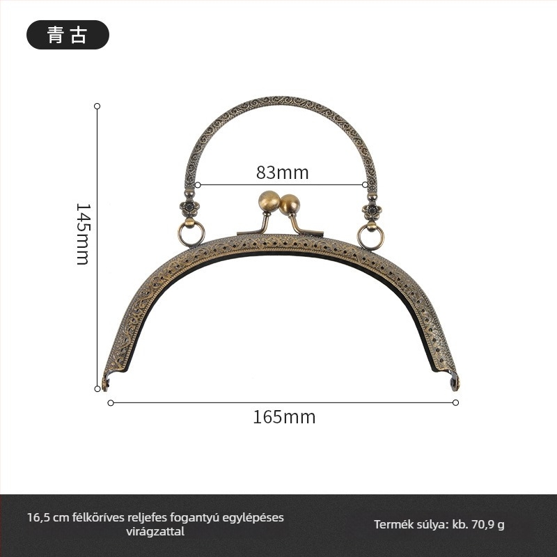 Yl zinkötvözet táska hardver – geometriai mintázat, földrengésálló, poggyász kiegészítő