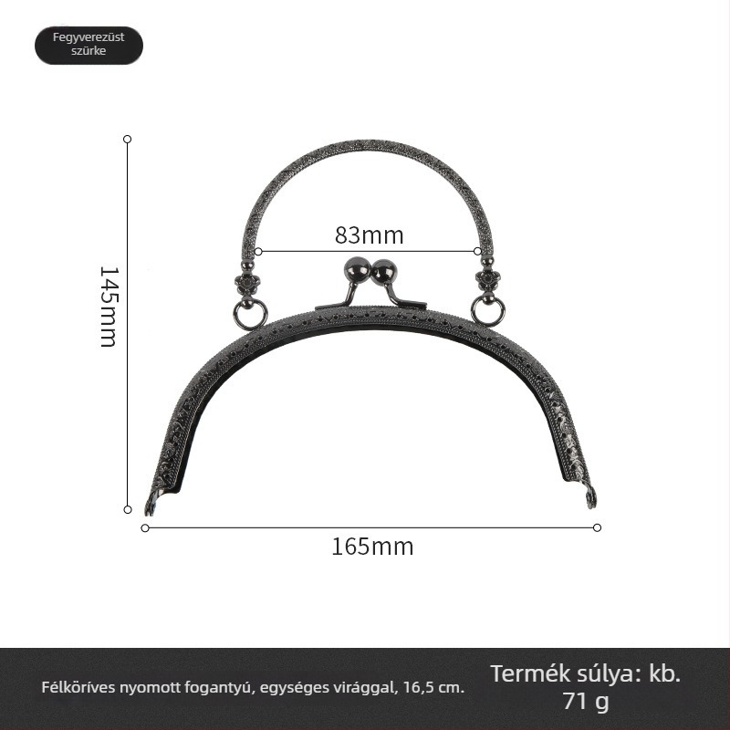 Yl zinkötvözet táska hardver – geometriai mintázat, földrengésálló, poggyász kiegészítő