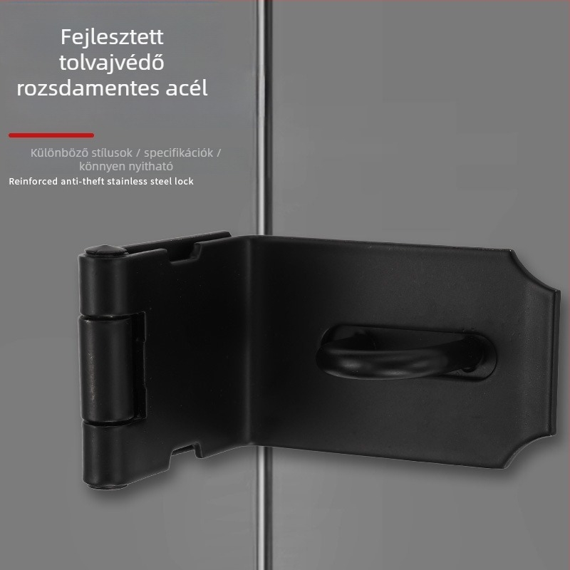 304 rozsdamentes acélból készült szekrényajtó zár, modell 002, Fire lele, polírozott felület
