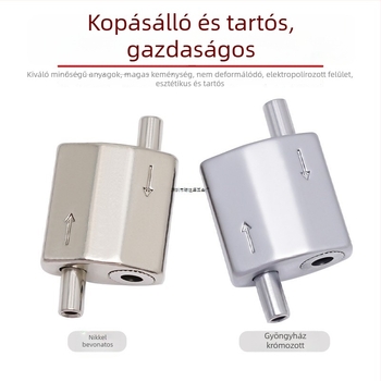 8-as alakú kétirányú drótzárókapocs, cink ötvözet, modell Yc81, kód Y77990, öntvény