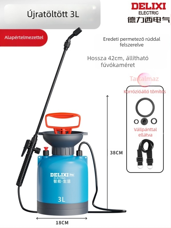 Sprayer készlet, műanyag, háromrészes, termékkód Dlx-pqw5
