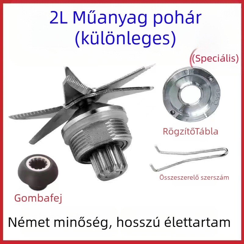 Turmixgép tartozékkészlet, modell 010-767, szójatejhez, keveréshez és őrléshez tartozékok, összeszerelés szükséges