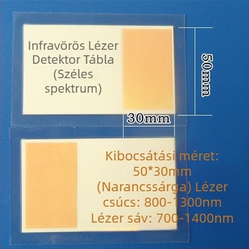 Infravörös lézer frekvenciadobó lap detektálókártya, 1550 nm-es detektálás, fénymodulátor, konverzió és pozícionálás, kijelzőkártya 1064/10600