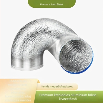 Konyhai elszívócső – univerzális alumínium fólia tömlő, levegő kimenet (Modell: Other; Telepítés: forduljon az ügyfélszolgálathoz; Méretek: konzultáljon; Nettó súly: konzultáljon)