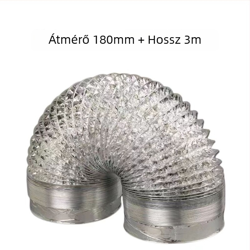 Konyhai elszívócső – univerzális alumínium fólia tömlő, levegő kimenet (Modell: Other; Telepítés: forduljon az ügyfélszolgálathoz; Méretek: konzultáljon; Nettó súly: konzultáljon)