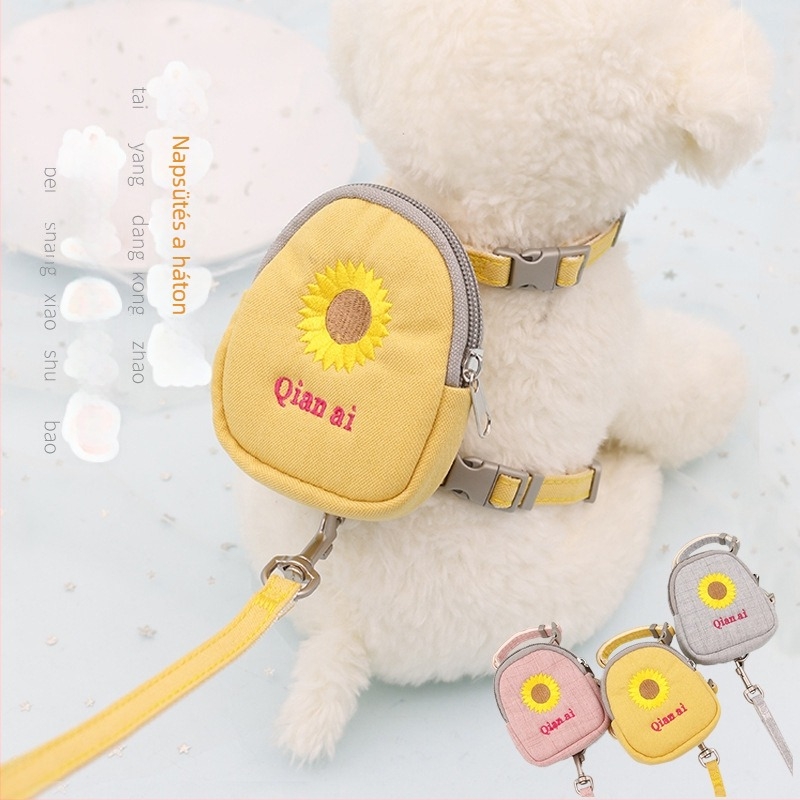 Macska póráz visszahúzható, állítható, poliészter kötél, macskáknak