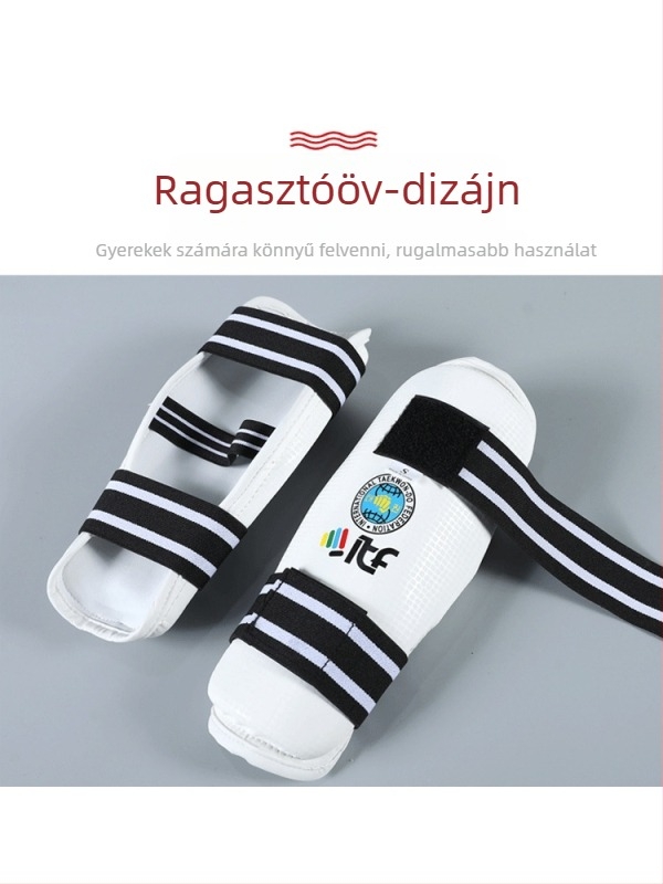 Taekwondo láb- és karvédők, levehetők, vastítottak, nagy rugalmassággal, poliészter rostból készült testtel ITF Taekwondo versenyekre és edzésekre