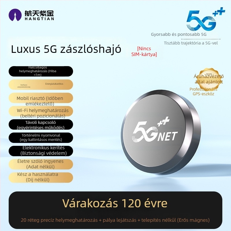 GPS járműkövető anti-lopás funkcióval, 1 m pozicionálási pontosság, modell F35d, Li-Polimer akkumulátor