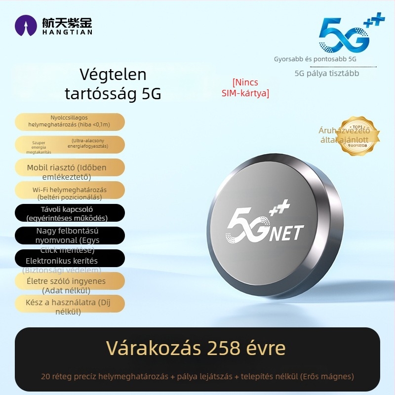 GPS járműkövető anti-lopás funkcióval, 1 m pozicionálási pontosság, modell F35d, Li-Polimer akkumulátor