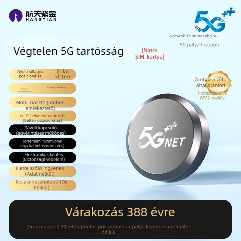 GPS járműkövető anti-lopás funkcióval, 1 m pozicionálási pontosság, modell F35d, Li-Polimer akkumulátor