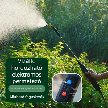 Elektromos permetezőpisztoly kerti öntözéshez, többfunkciós automata, kompakt kis permetező