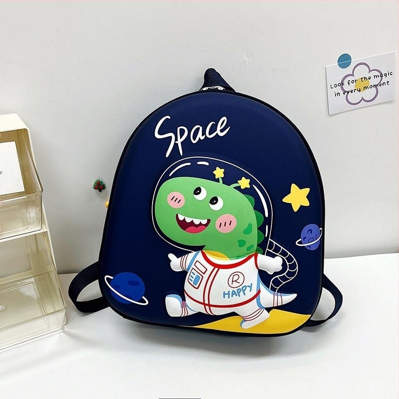 Óvodai hátizsák karikatúra dinoszaurusz mintával, uniszex, EVA anyag, légáteresztő, ívelt vállpántok