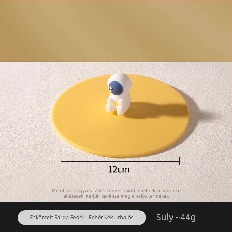 Szilikon univerzális pohárfedél, élelmiszer-minőség, magas hőmérséklet-tűrés, szivárgásmentes, üveghez, bögréhez és edényekhez