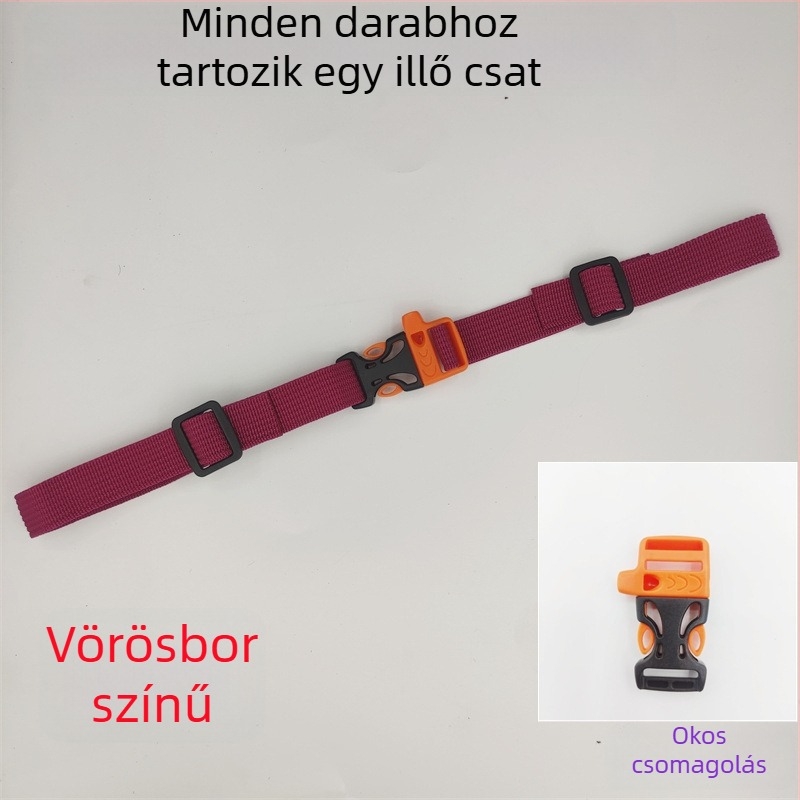 Gyermek hátizsák vállszíj csatja, csúszásmentes, poliészter, modell 001