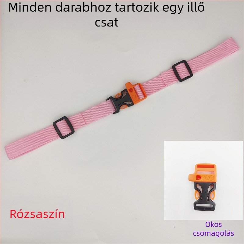 Gyermek hátizsák vállszíj csatja, csúszásmentes, poliészter, modell 001