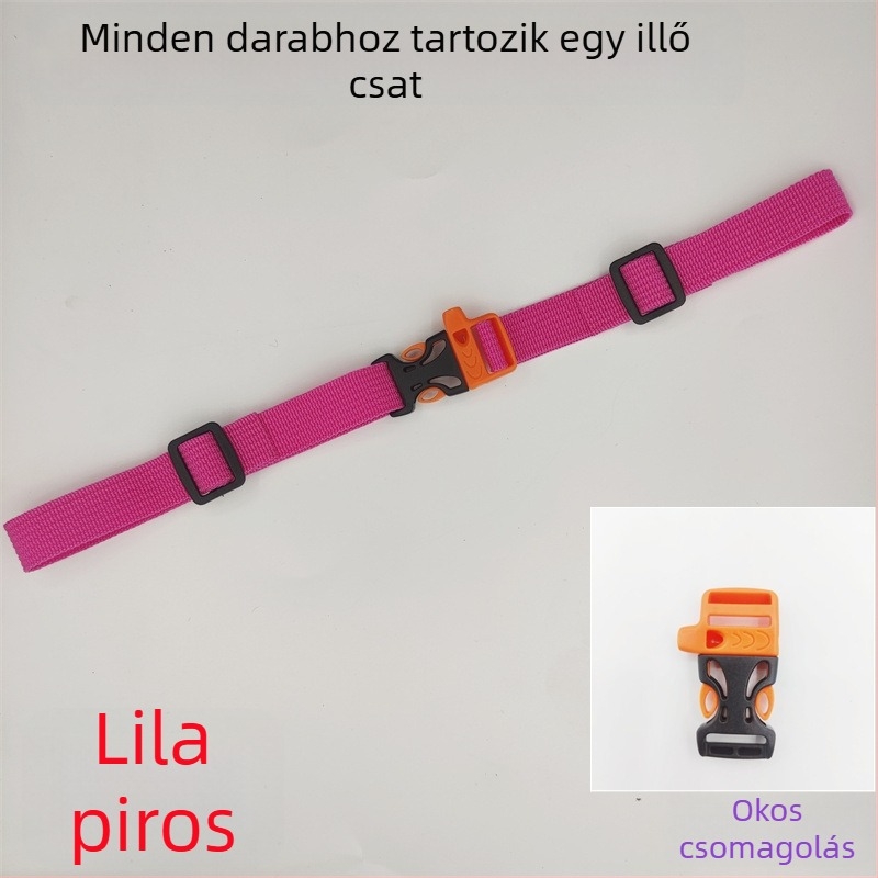 Gyermek hátizsák vállszíj csatja, csúszásmentes, poliészter, modell 001