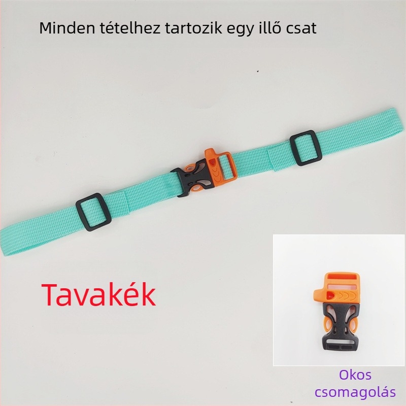 Gyermek hátizsák vállszíj csatja, csúszásmentes, poliészter, modell 001