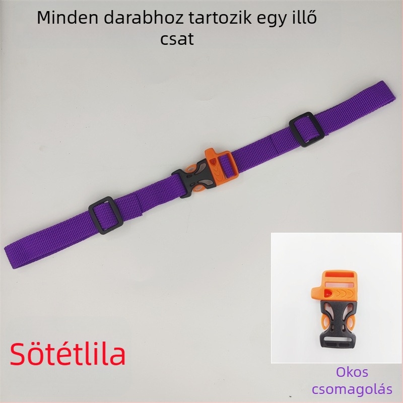 Gyermek hátizsák vállszíj csatja, csúszásmentes, poliészter, modell 001