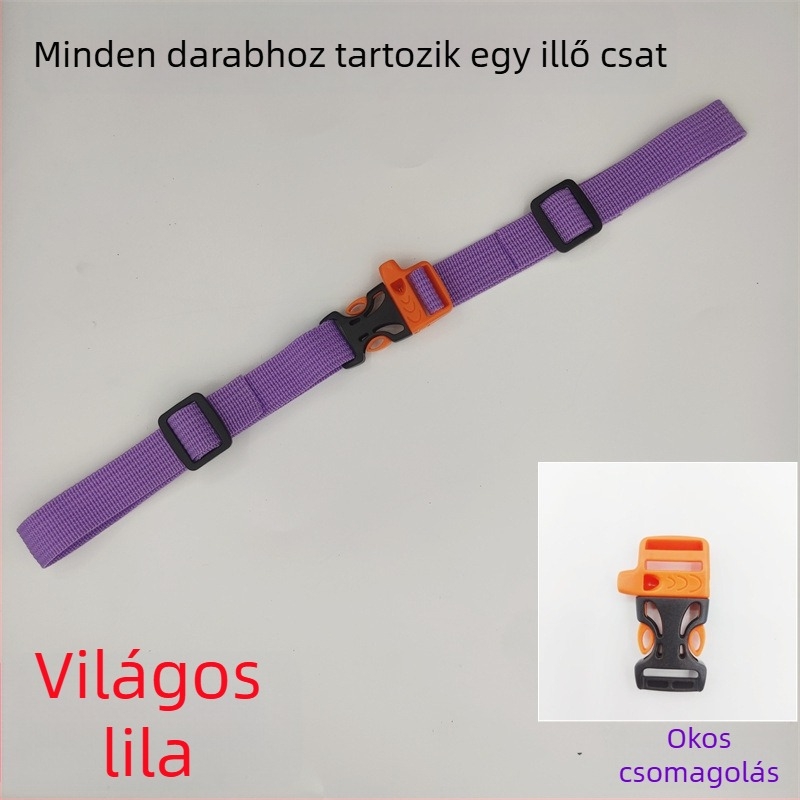 Gyermek hátizsák vállszíj csatja, csúszásmentes, poliészter, modell 001