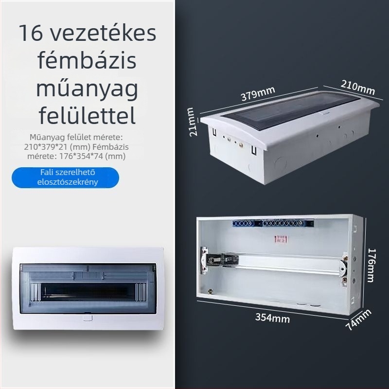 PZ30 műanyag áramkör-elosztó doboz, vízálló, háztartási használatra, felület- vagy rejtett szereléshez, szivárgás elleni védelem