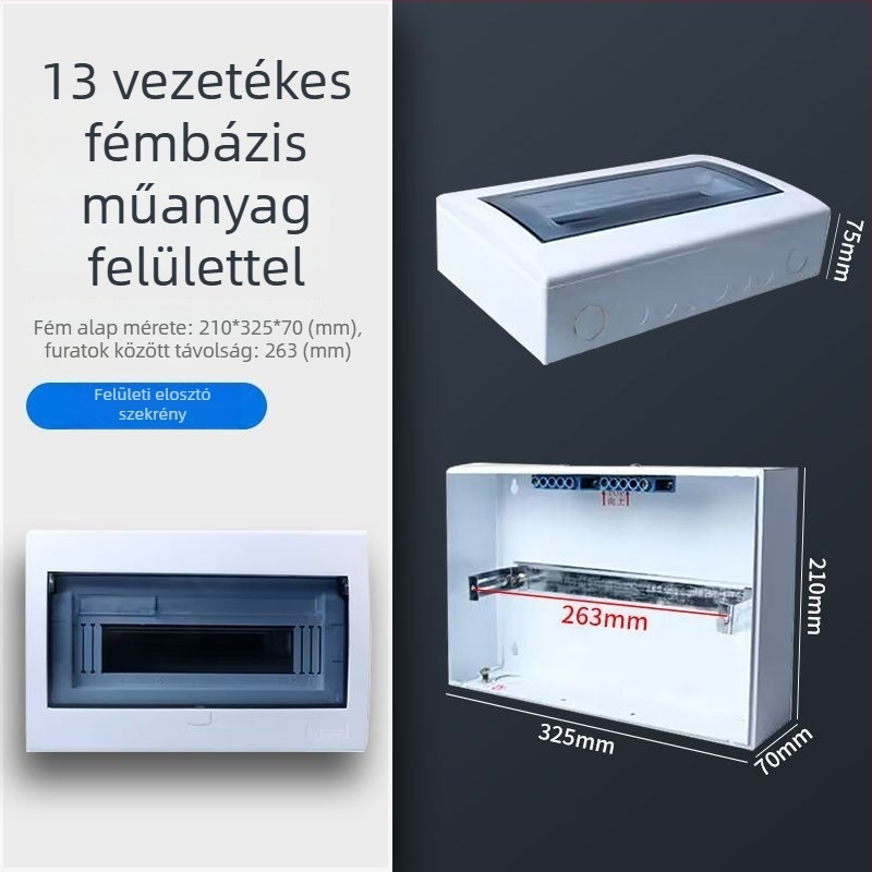 PZ30 műanyag áramkör-elosztó doboz, vízálló, háztartási használatra, felület- vagy rejtett szereléshez, szivárgás elleni védelem