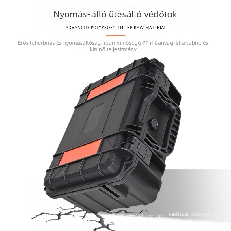 Műanyag szerszámos doboz háromvédelmes dizájnnal, 150 kg teherbírás, PP mérnöki műanyag keret — Premium vízálló védő sorozat