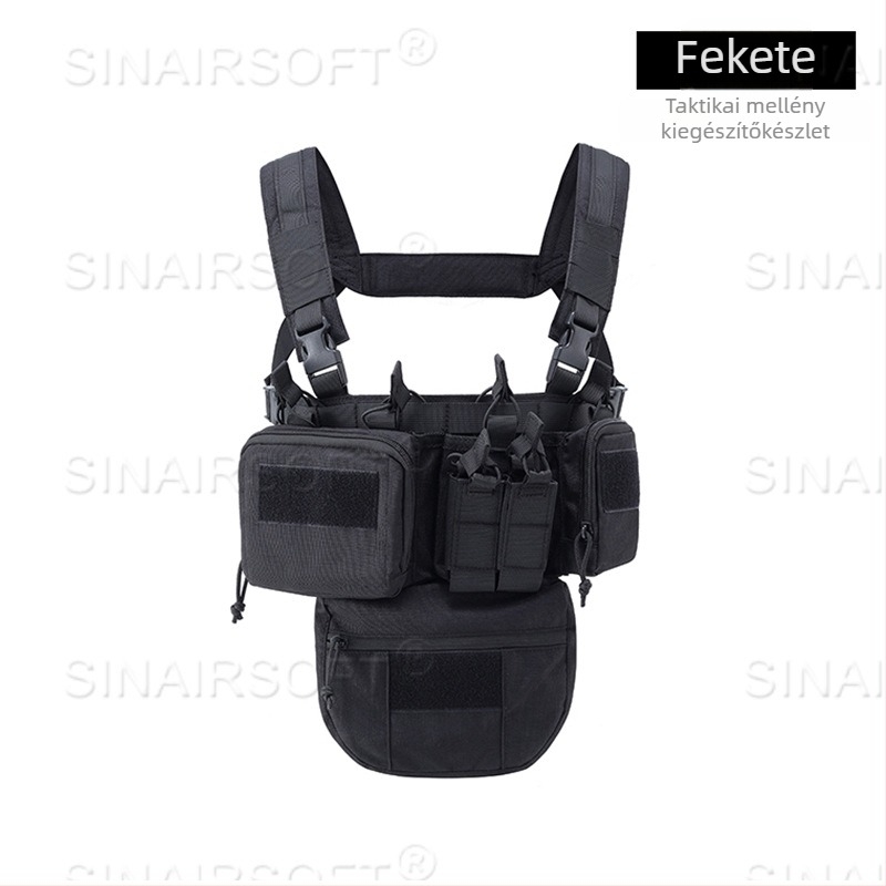 Könnyű harci mellény CS, többfunkciós gyorskioldóval, 1000D nylon, taktikai mellény