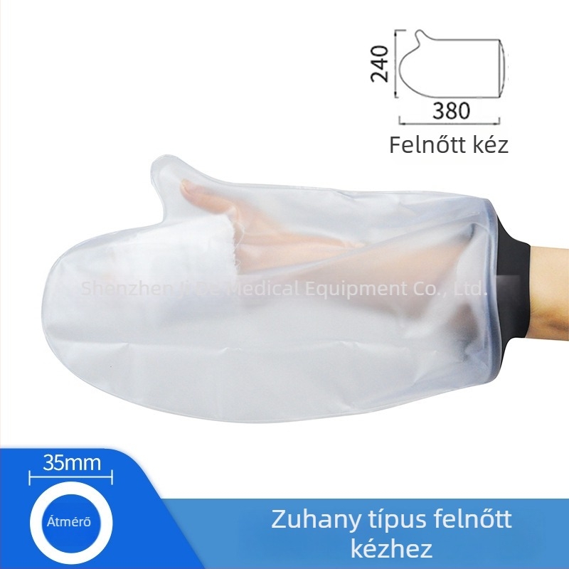 Vízálló fürdőfedő gipszhez – Neopren + PVC, Kangyubao, Súly 100, Törések és sebek esetén, Műtét utáni használat
