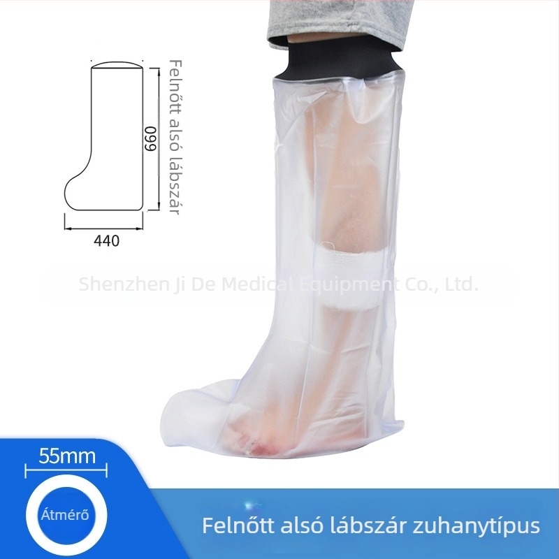 Vízálló fürdőfedő gipszhez – Neopren + PVC, Kangyubao, Súly 100, Törések és sebek esetén, Műtét utáni használat