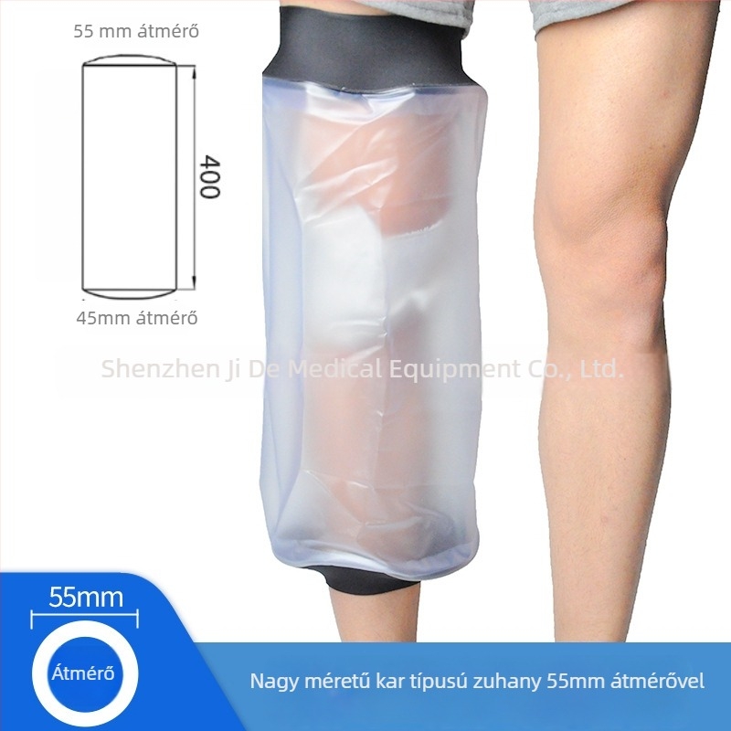 Vízálló fürdőfedő gipszhez – Neopren + PVC, Kangyubao, Súly 100, Törések és sebek esetén, Műtét utáni használat