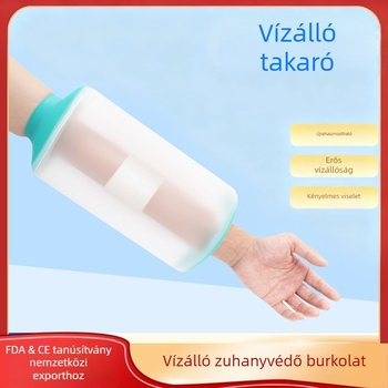 Fürdőhöz használható védő tok karra és lábra — PVC + szilikon gél, 180 g, vízálló védelem