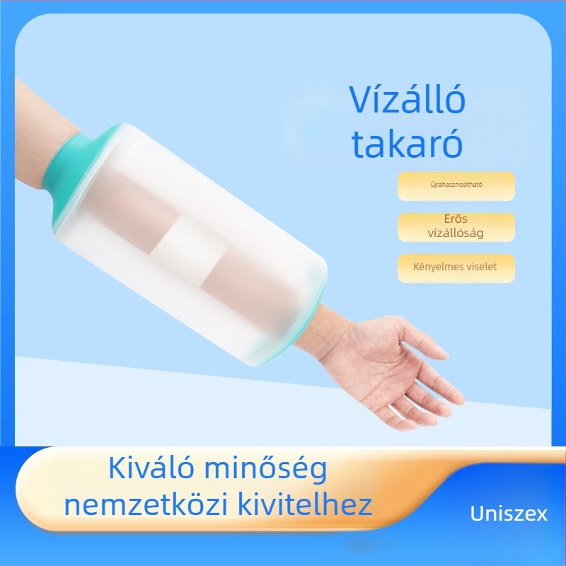 Fürdőhöz használható védő tok karra és lábra — PVC + szilikon gél, 180 g, vízálló védelem