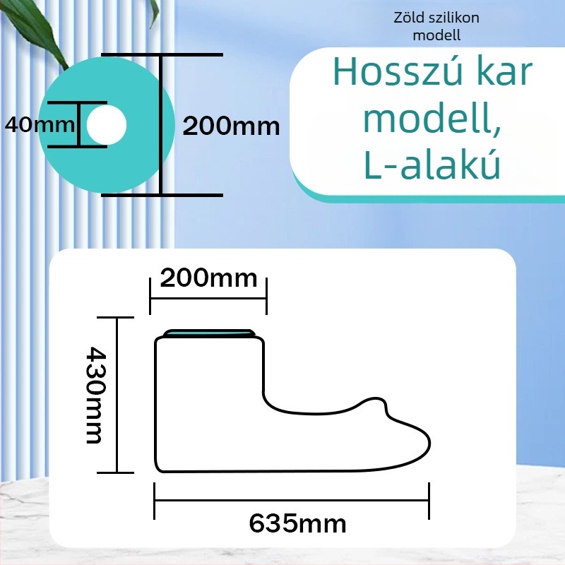 Fürdőhöz használható védő tok karra és lábra — PVC + szilikon gél, 180 g, vízálló védelem