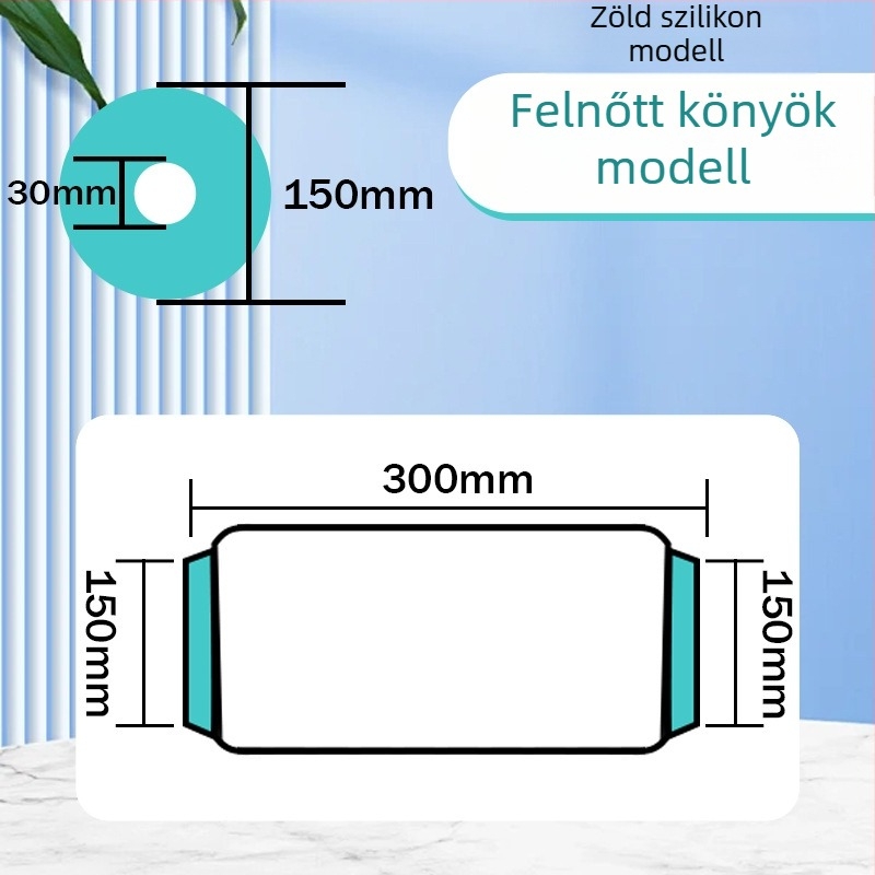 Fürdőhöz használható védő tok karra és lábra — PVC + szilikon gél, 180 g, vízálló védelem